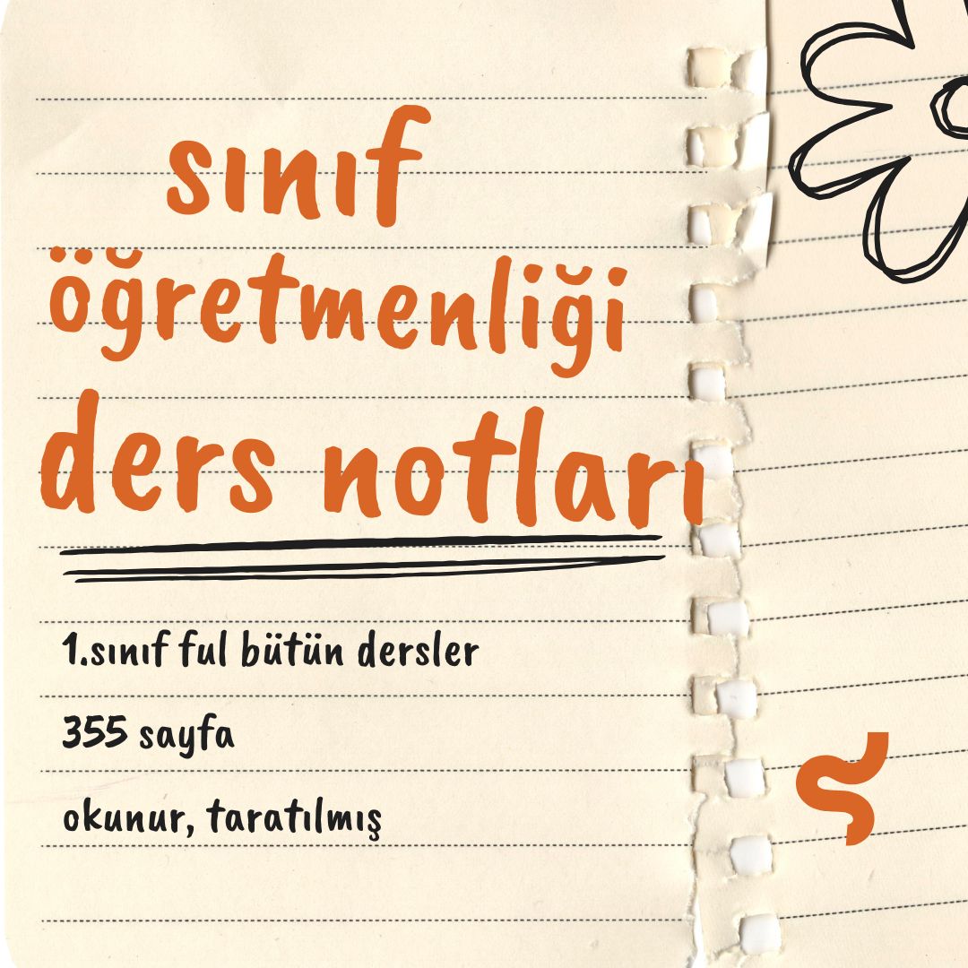 Sınıf Öğretmenliği Ders Notları